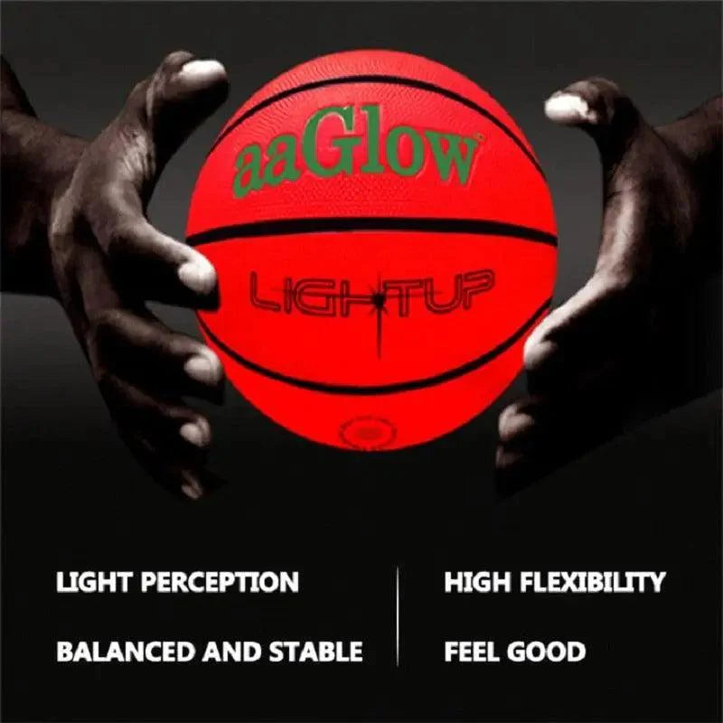 Orange Glowing Basketball