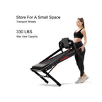 Portable 3.5HP Space Saving Folding Treadmill W/ Incline & 12 Preset Programs (SAK29735)