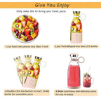 Portable Blender Bottle Electric Juicer