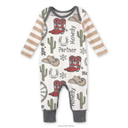 Western Cowboy Howdy Partner Cotton Romper